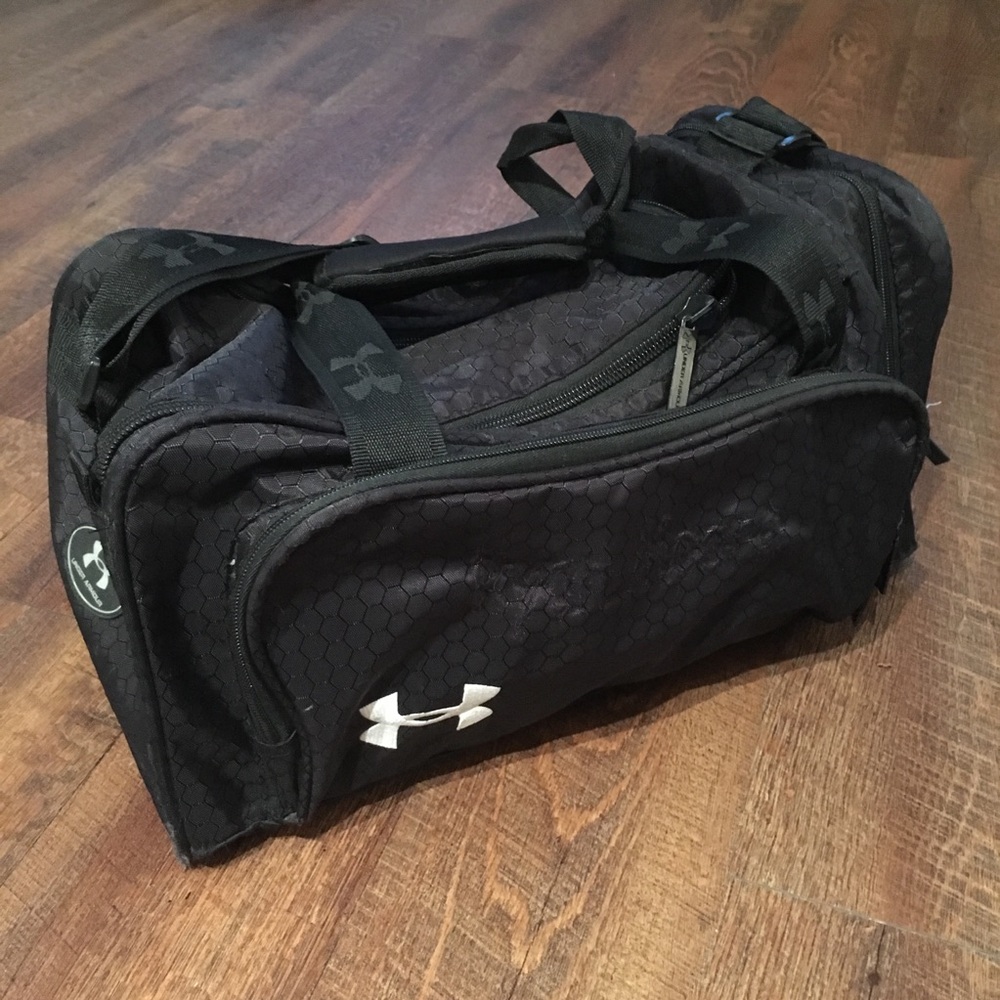 Underarmour Black Athletic Gym Duffel Bag